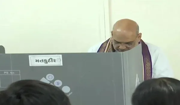 Gujarat Assembly Election 2022:  वोट डालने के बाद गृह मंत्री अमित शाह का बयान, कहा-मतदान को लेकर लोगों में उत्साह